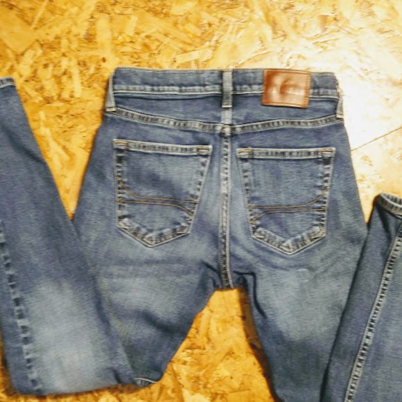 * HOLLISTER MEN JEANS *SKINNY* EPIC FLEX*MEN/JUNIOR SIZE 26W 30L - Picture 4 of 10